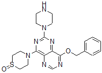 CAS#: 78535-05-4， 4-[4-(Phenylmethoxy)-6-Piperazin-1-Ylpyrimido[6,5-e]Pyrimidin-8-Yl]-1,4-Thiazinane 1-Oxide