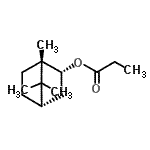CAS#: 78548-53-5， (1S,2R,4S)-1,7,7-Trimethylbicyclo[2.2.1]hept-2-yl propionate