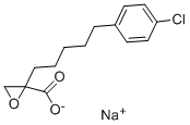 CAS#: 78573-70-3， Sodium 2-[5-(4-Chlorophenyl)Pentyl]Oxirane-2-Carboxylate