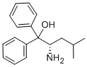 结构式 CAS# 78603-97-1, (S)-(-)-2-氨基-4-甲基-1,1-二苯基-1-戊醇