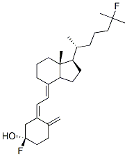CAS#: 78609-64-0， (1S,3Z,5R)-3-[(2E)-2-[(1R,3aS,7aR)-1-[(2R)-6-Fluoro-6-Methylheptan-2-Yl]-7a-Methyl-2,3,3a,5,6,7-Hexahydro-1H-Inden-4-Ylidene]Ethylidene]-5-Fluoro-4-Methylidenecyclohexan-1-Ol