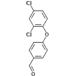 结构式 CAS# 78725-51-6, 4-(2,4-二氯苯氧基)苯甲醛