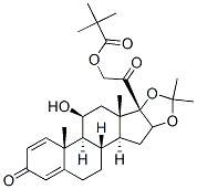CAS#: 78806-68-5， 11beta,21-Dihydroxy-16alpha,17-(isopropylidenedioxy)pregna-1,4-diene-3,20-dione 21-pivalate