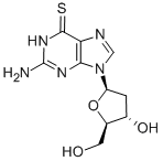 结构式 CAS# 789-61-7, 6-硫代-2'-脱氧鸟苷