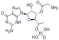 CAS#: 78900-84-2， [(2S,3S,4R,5R)-5-(2-Amino-6-Oxo-3H-Purin-9-Yl)-4-Hydroxy-2-(1-Phosphonooxyethyl)Oxolan-3-Yl] 2-Aminoacetate