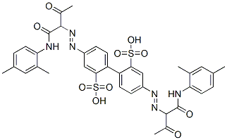 CAS#: 78952-69-9， 5-[1-[(2,4-Dimethylphenyl)Amino]-1,3-Dioxobutan-2-Yl]Diazenyl-2-[4-[1-[(2,4-Dimethylphenyl)Amino]-1,3-Dioxobutan-2-Yl]Diazenyl-2-Sulfophenyl]Benzenesulfonic Acid