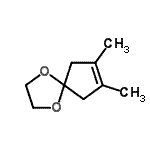 CAS#: 78978-47-9， 7,8-Dimethyl-1,4-dioxaspiro[4.4]non-7-ene