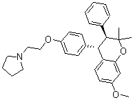 CAS#: 78994-24-8， Ormeloxifene