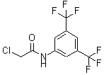 结构式 CAS# 790-75-0, N-[3,5-二(三氟甲基)苯基]-2-氯-乙酰胺