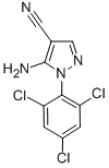 结构式 CAS# 79002-96-3, 5-氨基-1-(2,4,6-三氯苯基)-1H-吡唑-4-甲腈