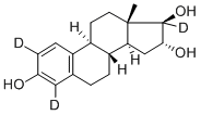 CAS#: 79037-36-8， 16alpha-Hydroxy-17beta-Estradiol-2,4,17-D3