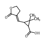 CAS#: 790612-67-8， 2,2-Dimethyl-3-[(E)-(2-oxodihydro-3(2H)-furanylidene)methyl]cyclopropanecarboxylic acid