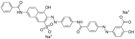CAS#: 79135-91-4， Disodium (3E)-3-[[4-[[4-[(2E)-2-[6-(Benzoylamino)-1-Oxo-3-Sulfonatonaphthalen-2-Ylidene]Hydrazinyl]Phenyl]Carbamoyl]Phenyl]Hydrazinylidene]-6-Oxocyclohexa-1,4-Diene-1-Carboxylate