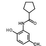 CAS#: 791841-34-4， N-(2-Hydroxy-5-methylphenyl)cyclopentanecarboxamide