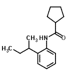 CAS#: 791841-35-5， N-(2-sec-Butylphenyl)cyclopentanecarboxamide