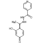 CAS#: 792-38-1， N'-[1-(2-Hydroxy-4-oxo-2,5-cyclohexadien-1-ylidene)ethyl]isonicotinohydrazide