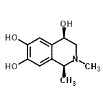 CAS#: 79201-23-3， (1S,4R)-1,2-Dimethyl-1,2,3,4-tetrahydro-4,6,7-isoquinolinetriol