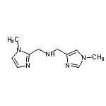 CAS 登录号：792160-66-8， 1-(1-甲基-1H-咪唑-2-基)-N-[(1-甲基-1H-咪唑-4-基)甲基]甲胺