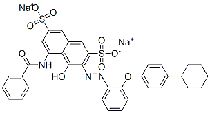 CAS#: 79234-36-9， Disodium (3Z)-5-(Benzoylamino)-3-[[2-(4-Cyclohexylphenoxy)Phenyl]Hydrazinylidene]-4-Oxonaphthalene-2,7-Disulfonate