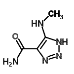 CAS 登录号：79248-05-8， 4-(甲基氨基)-1H-1,2,3-三唑-5-甲酰胺