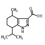 CAS#: 792952-01-3， 7-Isopropyl-4-methyl-4,5,6,7-tetrahydro-1H-indazole-3-carboxylic acid