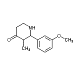 CAS#: 792952-03-5， 2-(3-Methoxyphenyl)-3-methyl-4-piperidinone