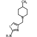 CAS#: 792954-13-3， 4-[(4-Methyl-1-piperidinyl)methyl]-1,3-thiazol-2-amine