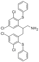 CAS#: 79332-40-4， 2,3-Bis(3,5-Dichloro-2-Phenylsulfanylphenyl)Propan-1-Amine