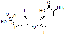 CAS#: 79349-15-8， (2S)-2-Amino-3-[4-(3,5-Diiodo-4-Sulfooxyphenoxy)-3-Iodophenyl]Propanoic Acid