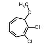 CAS#: 793609-58-2， 2-Chloro-7-methoxy-1,3,5-cycloheptatrien-1-ol