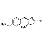 CAS#: 793654-37-2， (2R,3R)-2-(4-Methoxybenzyl)-3-methyl-3,4-dihydro-2H-pyrrol-5-amine