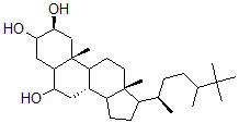 CAS#: 79405-68-8， (2S,8S,10R,13R)-10,13-Dimethyl-17-[(2R)-5,6,6-Trimethylheptan-2-Yl]-2,3,4,5,6,7,8,9,11,12,14,15,16,17-Tetradecahydro-1H-Cyclopenta[a]Phenanthrene-2,3,6-Triol