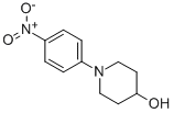 structure of CAS# 79421-45-7, 4-Hydroxy-1-(4-Nitrophenyl)Piperidine;4-Hydroxy-1-(4-Nitrophenyl)Piperidine