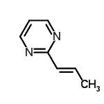 CAS#: 79432-85-2， 2-[(1E)-1-Propen-1-yl]pyrimidine