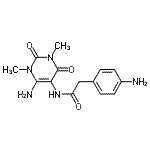 CAS#: 794465-78-4， N-(6-Amino-1,3-dimethyl-2,4-dioxo-1,2,3,4-tetrahydro-5-pyrimidinyl)-2-(4-aminophenyl)acetamide