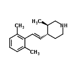 CAS#: 794472-45-0， (3R,4R)-4-[(E)-2-(2,6-Dimethylphenyl)vinyl]-3-methylpiperidine