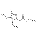 CAS#: 794567-86-5， Ethyl (3-ethyl-4-methoxy-5-oxo-2,5-dihydro-2-furanyl)acetate