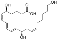 CAS#: 79516-82-8， (5S,12R)-5,12,20-Trihydroxy-(6Z,8E,10E,14Z)-Eicosatetraenoic Acid