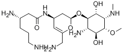 CAS#: 79528-70-4， (3S)-3,6-Diamino-N-[(2S,3R)-2-[(1R,2S,3S,4S,5S,6R)-2-Amino-3,6-Dihydroxy-4-Methoxy-5-Methylaminocyclohexyl]Oxy-6-(Aminomethyl)-3,4-Dihydro-2H-Pyran-3-Yl]Hexanamide