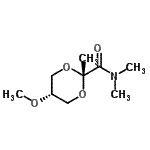 CAS#: 795301-98-3， cis-5-Methoxy-N,N,2-trimethyl-1,3-dioxane-2-carboxamide
