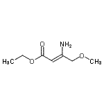 CAS#: 79534-96-6， Ethyl (2Z)-3-amino-4-methoxy-2-butenoate