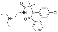 CAS#: 79565-76-7， N-(4-Chlorophenyl)-N-[1-(2-Diethylaminoethylamino)-2-Methyl-1-Oxopropan-2-Yl]Benzamide