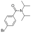 structure of CAS# 79606-46-5, 4-Bromo-N,N-Diisopropylbenzamide;Benzamide, 4-Bromo-N,N-Bis(1-Methylethyl)-;4-Bromo-N,N-Diisopropylbenzamide;N-Diisopropyl 4-Bromobenzamide