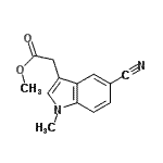 CAS#: 796856-92-3， Methyl (5-cyano-1-methyl-1H-indol-3-yl)acetate