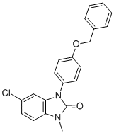 CAS#: 79759-85-6， 5-Chloro-1-Methyl-3-[4-(Phenylmethoxy)Phenyl]Benzimidazol-2-One