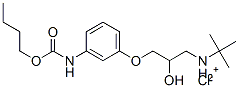 CAS#: 79763-38-5， [3-[3-(Butoxycarbonylamino)Phenoxy]-2-Hydroxypropyl]-Tert-Butylazanium Chloride