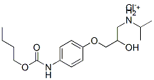 CAS#: 79763-39-6， [3-[4-(Butoxycarbonylamino)Phenoxy]-2-Hydroxypropyl]-Propan-2-Ylazanium Chloride