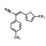 CAS#: 797775-90-7， (2E)-3-(5-Methyl-2-furyl)-2-(4-methylphenyl)acrylonitrile