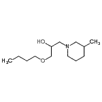 CAS#: 797789-53-8， 1-Butoxy-3-(3-methyl-1-piperidinyl)-2-propanol