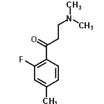 CAS#: 797806-84-9， 3-(Dimethylamino)-1-(2-fluoro-4-methylphenyl)-1-propanone
